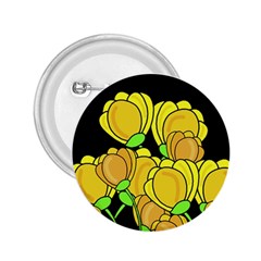 Yellow Tulips 2 25  Buttons by Valentinaart