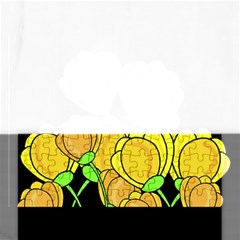 Yellow Tulips Rectangular Jigsaw Puzzl