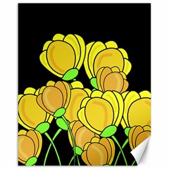 Yellow Tulips Canvas 16  X 20  