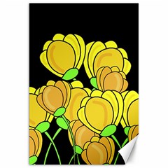 Yellow Tulips Canvas 20  X 30  