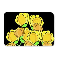 Yellow Tulips Plate Mats by Valentinaart