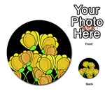 Yellow tulips Multi-purpose Cards (Round)  Front 15