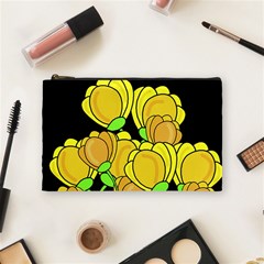 Yellow Tulips Cosmetic Bag (medium) 