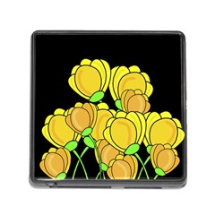 Yellow Tulips Memory Card Reader (square)