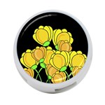 Yellow tulips 4-Port USB Hub (One Side) Front