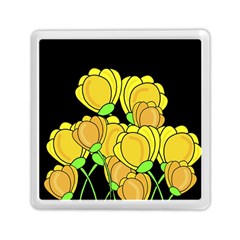 Yellow Tulips Memory Card Reader (square) 