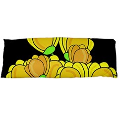 Yellow Tulips Body Pillow Case (dakimakura) by Valentinaart