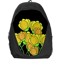 Yellow Tulips Backpack Bag