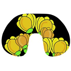 Yellow Tulips Travel Neck Pillows