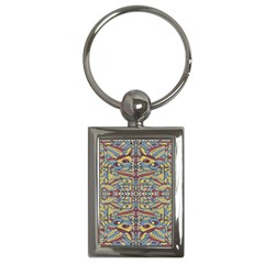 Multicolor Abstract Key Chains (rectangle)  by dflcprintsclothing