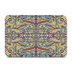 Multicolor Abstract Plate Mats