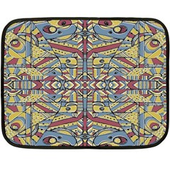 Multicolor Abstract Fleece Blanket (mini)