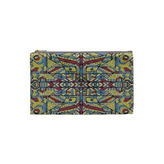 Multicolor Abstract Cosmetic Bag (small) 