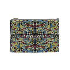 Multicolor Abstract Cosmetic Bag (medium) 