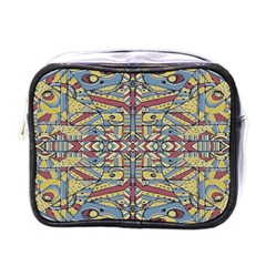 Multicolor Abstract Mini Toiletries Bags