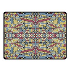 Multicolor Abstract Fleece Blanket (small)