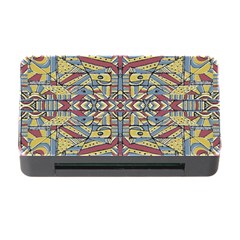 Multicolor Abstract Memory Card Reader With Cf by dflcprintsclothing