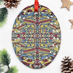 Multicolor Abstract Ornament (oval Filigree) 