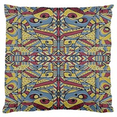 Multicolor Abstract Large Cushion Case (one Side)