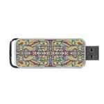 Multicolor Abstract Portable USB Flash (Two Sides) Front