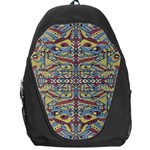 Multicolor Abstract Backpack Bag Front