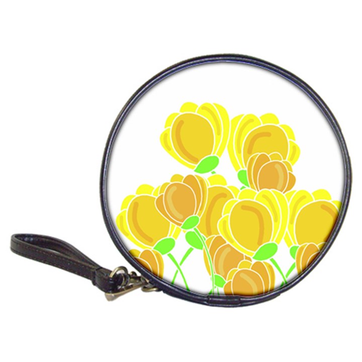 Yellow flowers Classic 20-CD Wallets