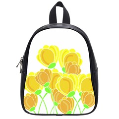 Yellow Flowers School Bags (small) 