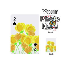 Yellow Flowers Playing Cards 54 (mini) 