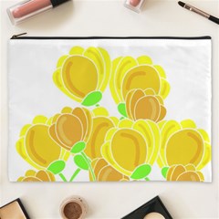 Yellow Flowers Cosmetic Bag (xxxl) 