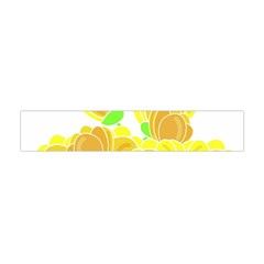 Yellow Flowers Flano Scarf (mini)