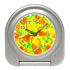 Yellow Garden Travel Alarm Clocks