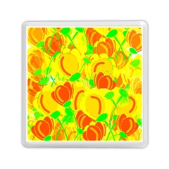 Yellow Garden Memory Card Reader (square) 