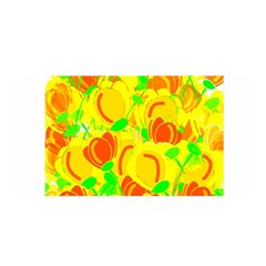 Yellow Garden Satin Wrap