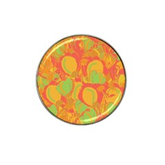 Orange Garden Hat Clip Ball Marker (4 Pack)