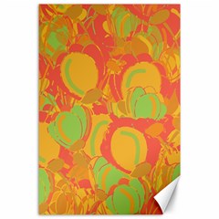 Orange Garden Canvas 24  X 36  by Valentinaart