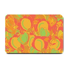 Orange Garden Small Doormat  by Valentinaart