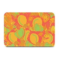 Orange Garden Plate Mats by Valentinaart