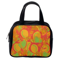 Orange Garden Classic Handbags (one Side)