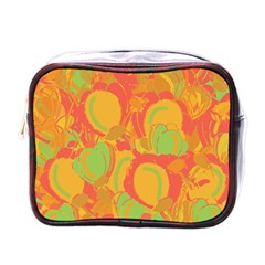 Orange Garden Mini Toiletries Bags