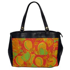 Orange Garden Office Handbags by Valentinaart