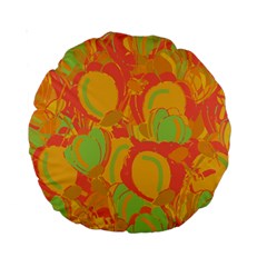 Orange Garden Standard 15  Premium Round Cushions