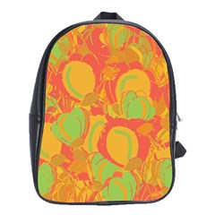 Orange Garden School Bags (xl) 