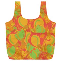 Orange Garden Full Print Recycle Bags (l) 