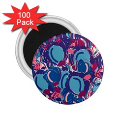 Blue Garden 2 25  Magnets (100 Pack) 