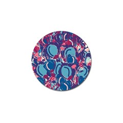 Blue Garden Golf Ball Marker