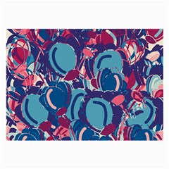 Blue Garden Large Glasses Cloth (2-side)