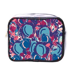 Blue Garden Mini Toiletries Bags