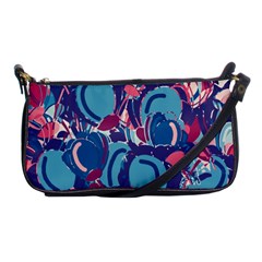 Blue Garden Shoulder Clutch Bags