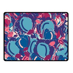 Blue Garden Fleece Blanket (small)