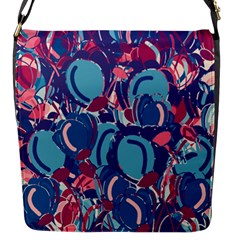 Blue Garden Flap Messenger Bag (s)